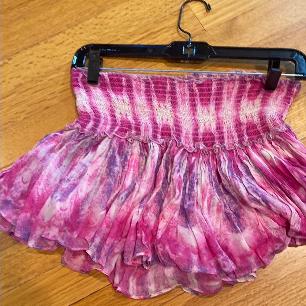 Pink Tie-Dye Women's Skirt